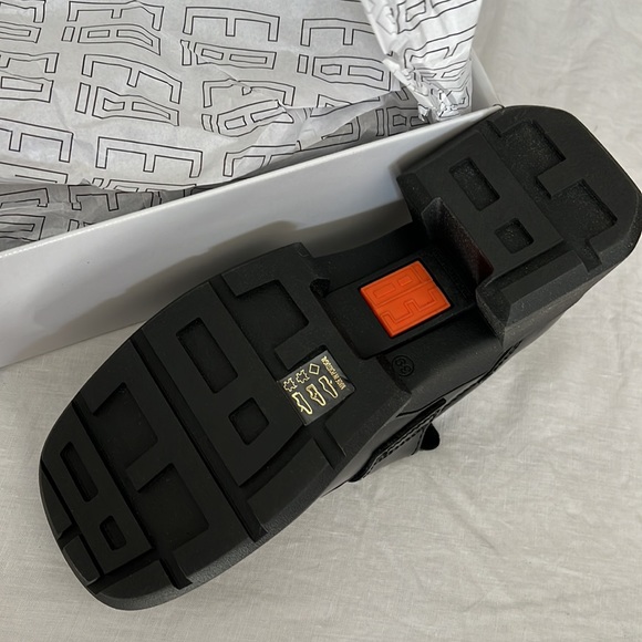 NIB MIISTA MODERN CHUNKY-HEELED BLACK LOAFERS W/TREAD SOLE (39/9) - Picture 10 of 13